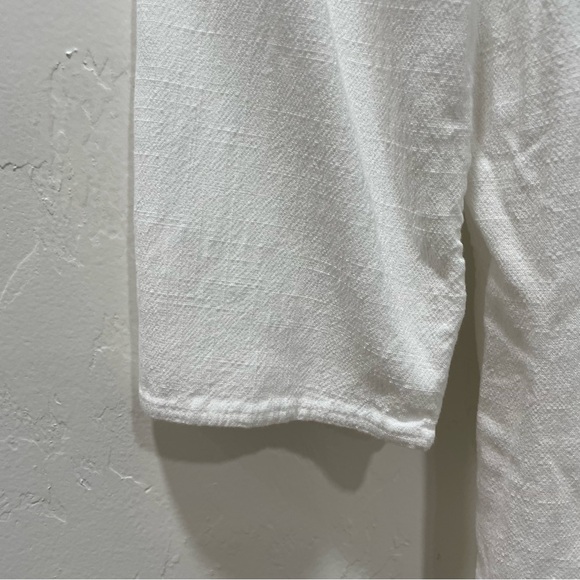 Lilly Pulitzer Women's Small Lyndsea Tunic White 3/4 Sleeve 30393 - Picture 8 of 14